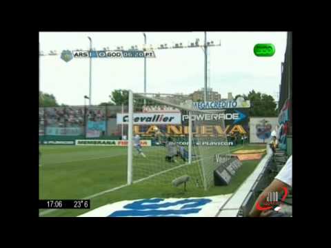 GOL DE ZELAYA - ARSENAL 3 GODOY CRUZ 0 - FECHA 16 (18 11 2012)