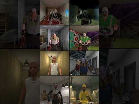 Psychopath Hunt 1&2 Vs Mr Meat - Original Vs Mr Meat Joker Vs Tom Vs Evil Nun +