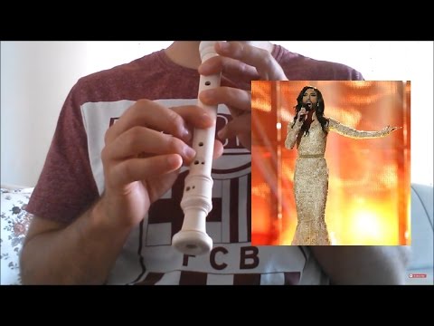 Conchita Wurst - Rise Like a Phoenix Recorder Block Flute