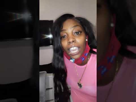 She Boss Woo raps at boochie Getbusy video shoot