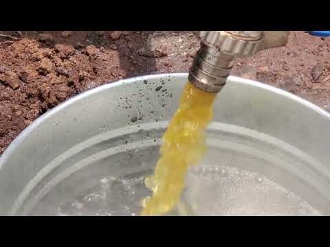 Plastic waste to diesel and gasoline machine build in Ghana 🇬🇭 by: EGRI 🇱🇷