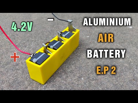 Make a 4 5v Aluminum Air Battery EP 2