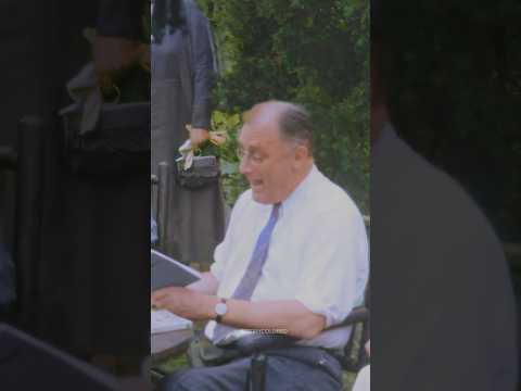 Franklin D. Roosevelt in 1934 - Restored Footage