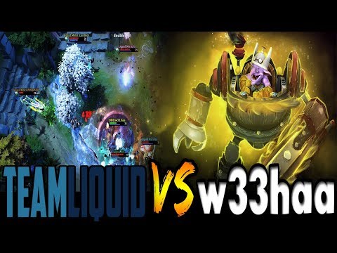 w33 Timbersaw - EPIC BATTLE AGAINST TI7 WINNER TeamLiquid ft OdPixel