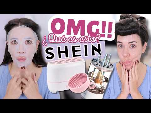 PROBANDO artilugios RAROS BEAUTY de SHEIN ¿Se SALVA algo?