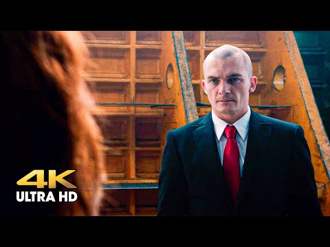 Agent 47 teaching Katya how to handle her powers. Agent 47 and John Smith fight. Hitman