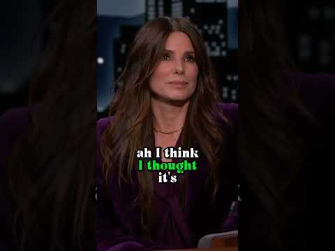 Was Sandra bullock supposed to fall in Miss Congeniality #celebrity #interview #sandrabullock #actor