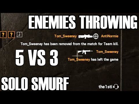 Solo Smurf: Throwing It All Away - Rainbow Six Siege