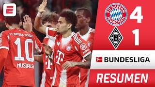 Luis Díaz BRILLÓ con GOL en GOLEADA del Bayern Munich 4-1 sobre Monchengladbach | Bundesliga