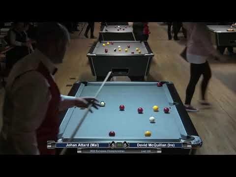 2022 European Championships - Johan Attard (Mal) v David McQuillan (Ire)