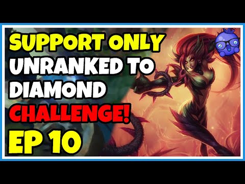 Support Unranked to Diamond Challenge - Episode 10 - Zyra
