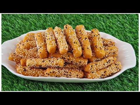 ฟักทองแท่งโรยงา  🍿 กรอบนอกนุ่มใน  ทำง่ายมาก