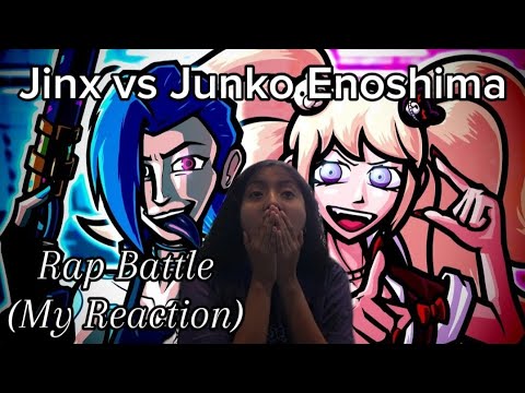Jinx vs Junko Enoshima - RAP BATTLE! - (League of Legends vs Danganronpa) (Reaction)