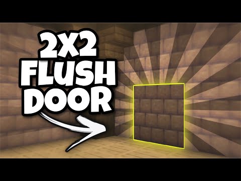 EASY 2x2 Flush Piston Door In Minecraft Bedrock 1.20!!! (PS4, PS5, Xbox, Windows 10, MCPE, Switch)