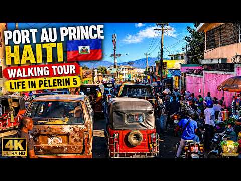 Port au Prince Haiti Walking Tour Life In Pèlerin 5 in 4K