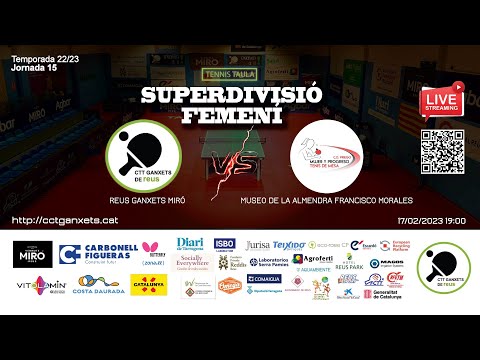 SUPERDIVISIÓ FEMENÍ - REUS GANXETS MIRÓ vs MUSEO DE LA ALMENDRA FRANCISCO MORALES