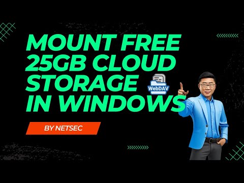 Mounting Free 25GB Cloud Drive from InfiniCloud to Windows
