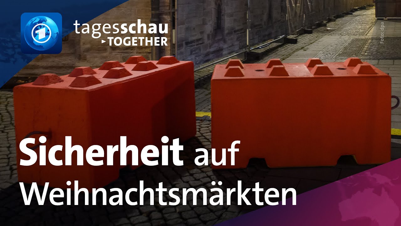 Sicherheitslage auf Weihnachtsmärkten | tagesschau together