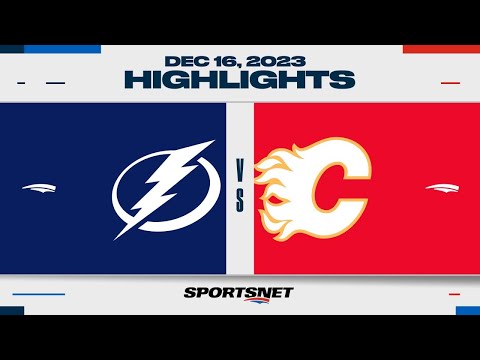 NHL Highlights | Lightning vs. Flames - December 16, 2023