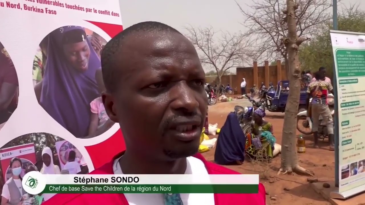 Save the children vole au secours des déplacés internes de Bani installés à Ouahigouya