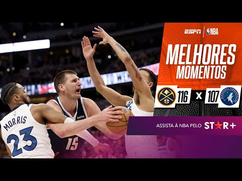 Jokic faz 41 PONTOS, ativa 'MODO MVP', Nuggets vencem Timberwolves e assumem o topo do Oeste na NBA