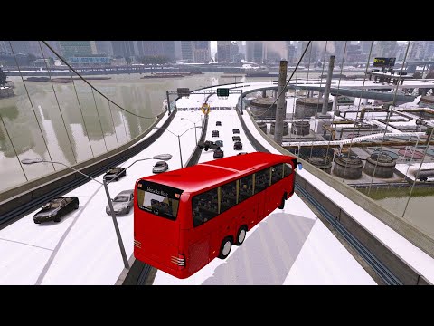 GTA 4 WINTER CRASH TESTING REAL CARS 165