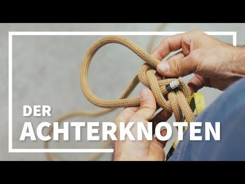 Der Achterknoten | EINFACH KLETTERN