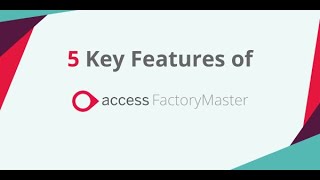 Videos zu Access FactoryMaster MRP