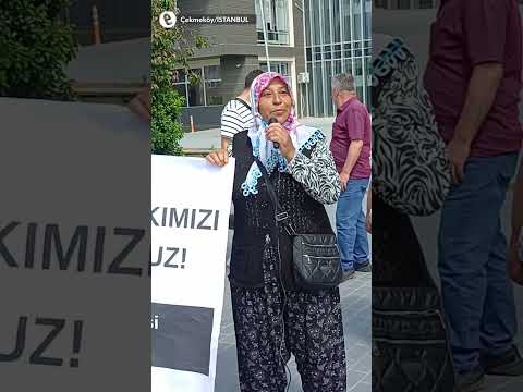 Nişantepe halkı Çekmeköy Belediyesi önünde: Sürgün değil, çözüm istiyoruz