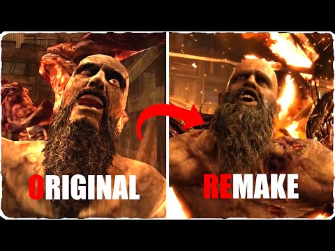 Resident Evil 4 Remake VS. Original ALL Bosses Comparison ALL Mutations