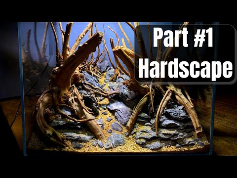Beginners Guide To Making A Forest / Jungle Style Aquascape - Part 1 Hardscape