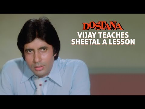 Vijay teaches Sheetal a lesson | Dostana (1980) | Amitabh Bachchan, Shatrughan Sinha, Zeenat Aman