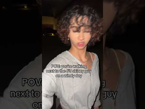 POV: you're walking next to the 6'3 skinny guy on a windy day