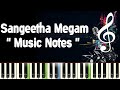 Sangeetha Megam Udaya Geetham Piano Guitar Saxophone Voilin Notes Midi Files Karaoke