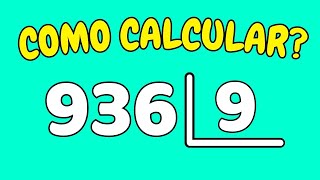 COMO CALCULAR 936 DIVIDIDO POR 9?| Dividir 936 por 9