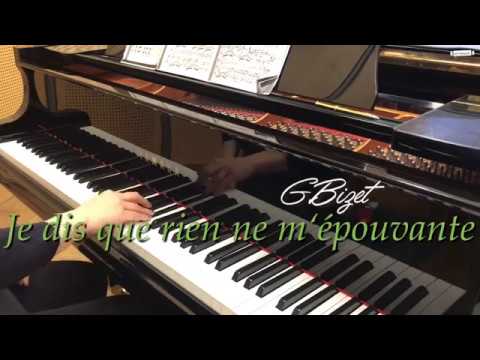 Je dis que rien ne m‘épouvant, Micaela, Karaoke, Accompaniment