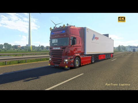 Scania R500 V8 - Euro Truck Simulator 2 | 4K gameplay
