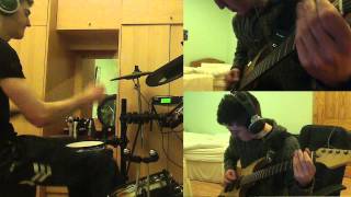 Vildhjarta - Deceit (Guitar and Drum Cover)