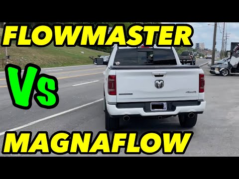RAM 1500 5.7L HEMI V8: FLOWMASTER SUPER 10 Vs 14\" MAGNAFLOW!