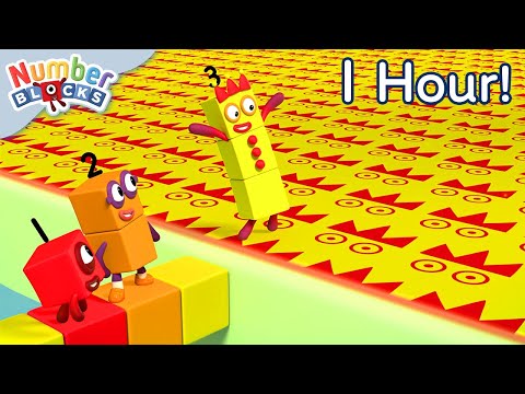 🧩 Finish the Pattern? | 1 Hour Compilation | 123 Learn to Count Fun! 🌈📺 | Numberblocks