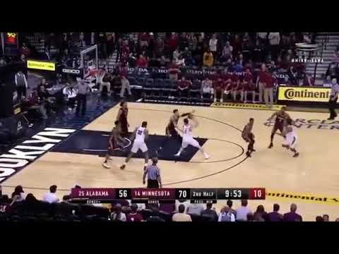 Alabama playing 3 on 5 vs Minnesota