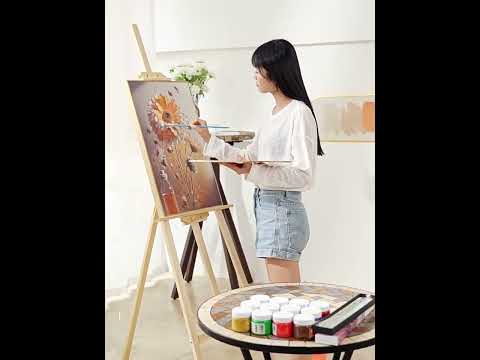 Мольберт тринога дерев'яна розбірна, 175 см., для малювання в студії та вдома, Преміум якість! Надійний! - фото 2 - id-p1984255225