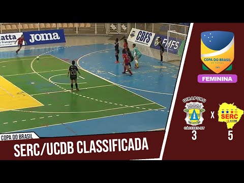 GOLS | UIRAPURU GRUPO SANTOS 3 x 5 SERC/UCDB  | COPA DO BRASIL DE FUTSAL FEMININO | PRIMEIRA FASE