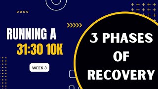 Can I Run a Sub 31:30 10k? - Week 3 | 3 Phases of Recovery