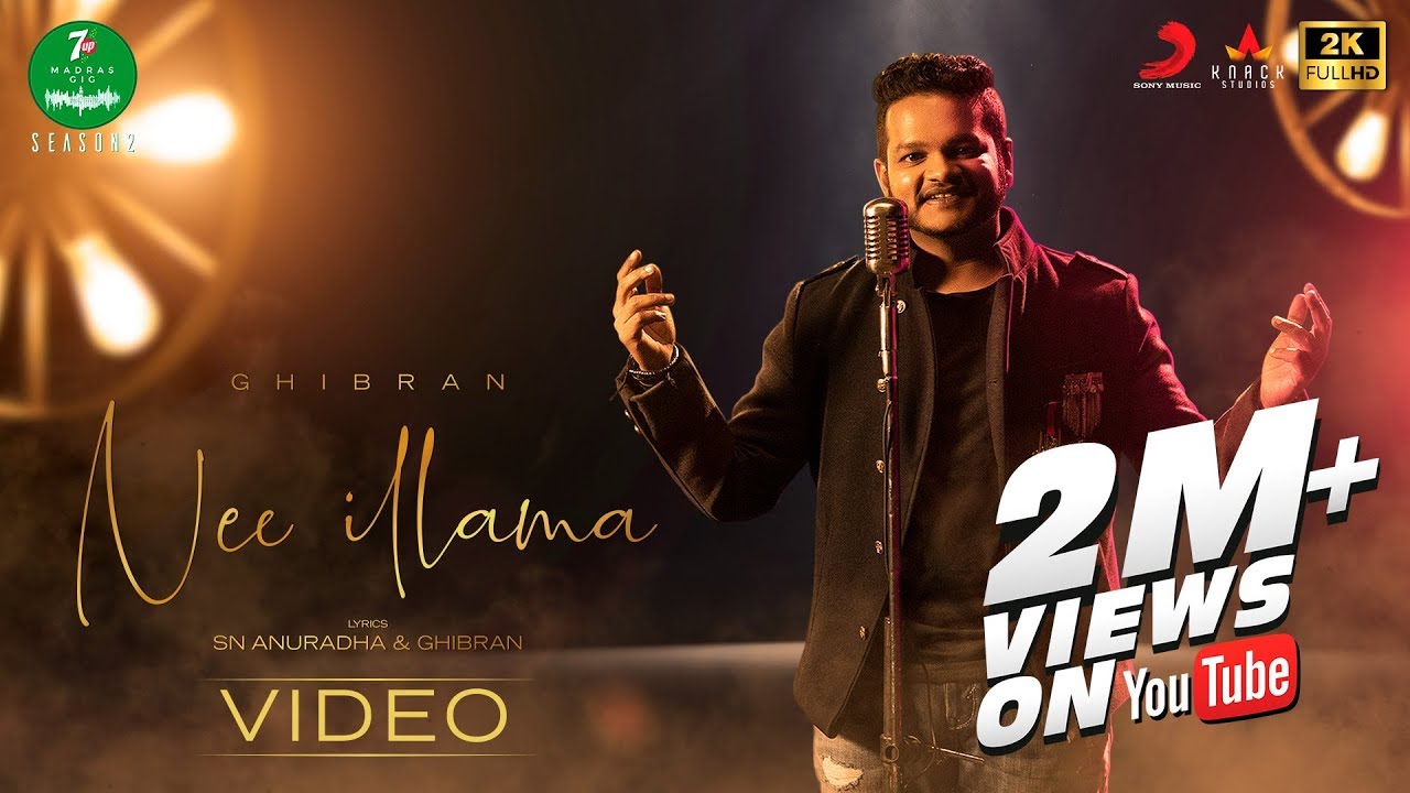 Nee Illama Lyrics  | 7UP Madras Gig Season 2 | Raveena Choudhary | Ghibran | Ghibran