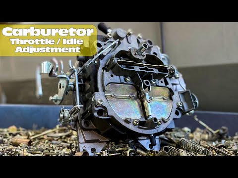 Quadrajet Carburetor Throttle & Idle Adjustments
