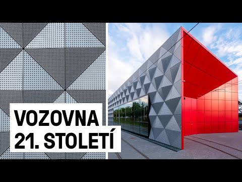 Futuristická a funkční hala pro tramvaje Dopravního podniku města Brna