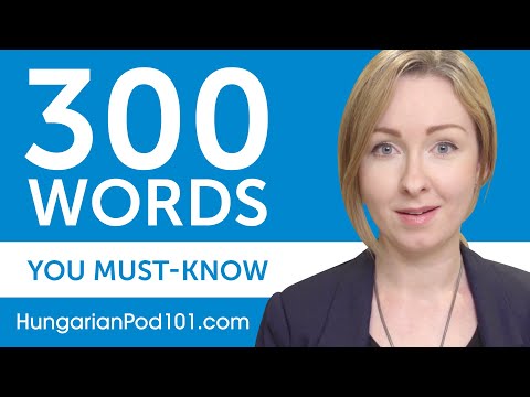 300 Words Every Hungarian Beginner Must Know