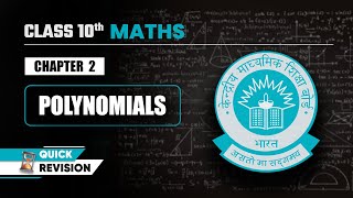 Polynomials - Quick Revision | Class 10 Maths Chapter 2 | CBSE 2024-25