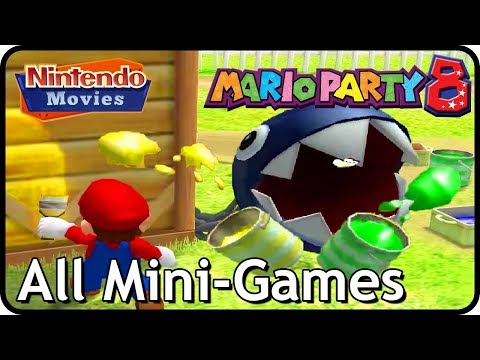 Mario Party 8 - All Mini Games (Multiplayer)
